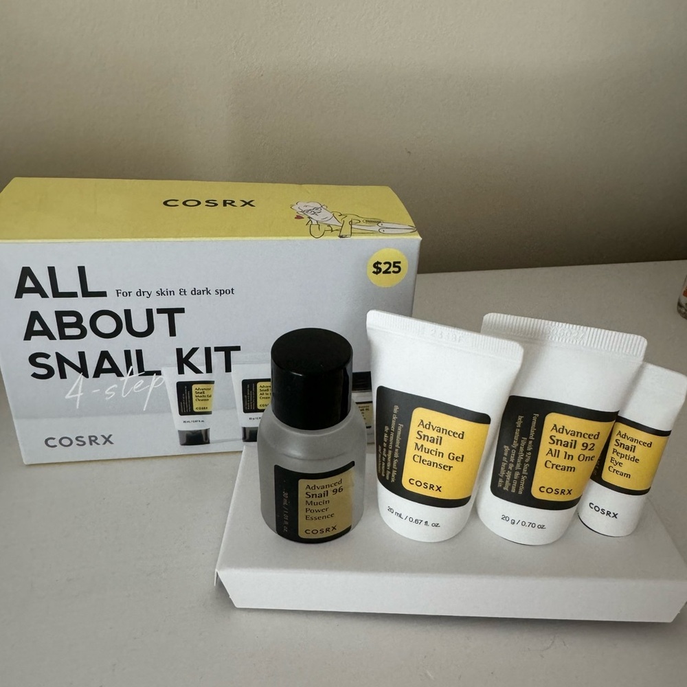 NWT- COSRX - All about snail kit (4-Step)